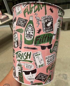 Seth Bogart Instagram - Never in my life did I think I would get to design a John Waters Trashcan but here it is!! Available thru the Academy Museum gift shop!