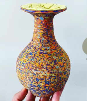 Seth Rogen Instagram - I made this vase and it’s one of my favs.