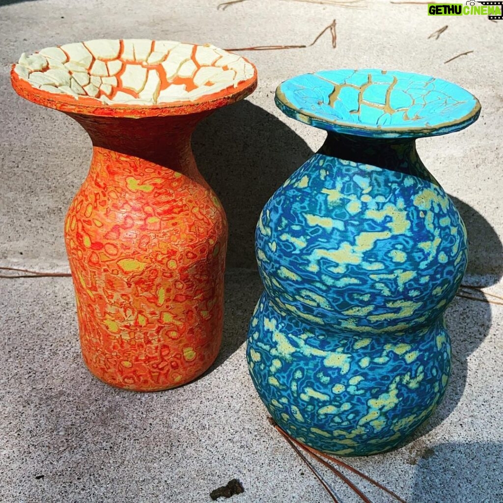 Seth Rogen Instagram - I made these vases