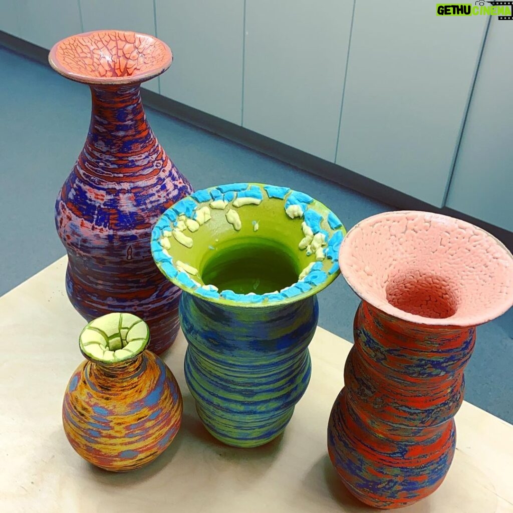 Seth Rogen Instagram - I made these vases.