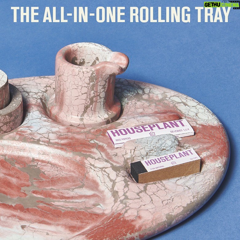 Seth Rogen Instagram - The All in One Rolling Tray has a grinder, a paper and filter holder, a large surface and a lovely ashtray. I tested this for a year before we sold it! I LOVE THIS. Available on our website.