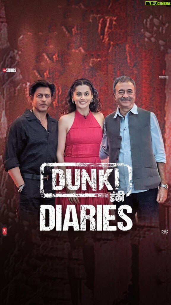 Shah Rukh Khan Instagram - Agar hum thodi aur baate karte... toh yeh diary long book bann jaati. Dunki Diaries isn’t just about candid conversations... It’s an answer to... What is Dunki! For us... And for everyone. Woh saari backstories, woh saare moments... Woh saare kisse aur baatein… jo Dunki ki batati hai kahaani, Rajkumar Hirani ki Zubaani. #DunkiDiaries full video out now! #Dunki releasing worldwide in cinemas on Thursday, 21st December, 2023.