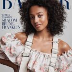Shalom Brune-Franklin Instagram - "There was just that feeling. I was making people laugh, I was getting a response, and I ran offstage, locked myself in the toilet for a second and had a little cry, thinking, 'Oh, that was the best.'" Shalom Brune-Franklin stars on one of three special-edition @bazaaruk February digital covers, celebrating Britain's brightest screen talent. @shalombrunefranklin wears simonerocha and @vancleefarpels EIC @lydiasmag Photography @pamela_hanson Styling @leithclark Make-up for @naokoscintu Hair @earlsimms2 Manicure @nailedbysg Creative director @tom_houseofusher Fashion director @avrilmair Talent director @lottielumsden Picture director @izzyparrylewis Interview by @brooke__theis Talent editor @olivia__blair Picture production editor @gemmalucia_shootproducer Picture researcher @_abiihollister Fashion assistants @crystallecox @galkln @itshanah_xo