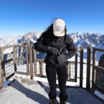 Shalom Brune-Franklin Instagram - I may have had to choose between operating my camera or feeling my fingers, but wow it was worth it. It’s always magic hour on Mont-Blanc 🏔❄️