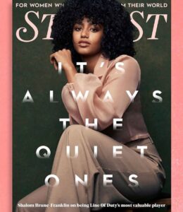 Shalom Brune-Franklin Instagram - Thank you @stylistmagazine 🥺💕