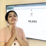 Shambhavy gurumoorthy Instagram - Thank you so much to our YouTube family for 1 lakh subscribers!!!! ❤️❤️ here we attained a first milestone with all your love !!!! thanking each and everyone who supported /supporting in every way possible 🤗❤️ With lots of love , Sam & Prasi ❤️