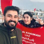 Shambhavy gurumoorthy Instagram - Gratitude post ✨ Grateful for everyday of 2023🌸 and welcoming the new year 2024 ❤️with resolve to find the opportunities hidden in each new day with smile on all of your faces 😇 With love , Sam & prasi❤️ Jebel Jais (Ras Al Khaimah) - Highest Point Of UAE