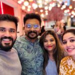 Shambhavy gurumoorthy Instagram - “Winter warmth with lifelong friends in the heart of Dubai. Grateful for these moments. 🌟 #DubaiNights #ReunionJoy” #samandprasi #friends #reunion #dubai🇦🇪 #vacationtime #friendsmeet #winter #dubaitimes #trending #trendingcouples👫 #schoolfriends #besttimes #memories #happylife Dubai, United Arab Emirates
