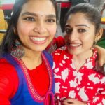 Shambhavy gurumoorthy Instagram - Ranjithamae vibes 💕 with my all time favourite singer Manasi 😇 #varisuvibes #vannakkamtamizha #suntv #geminitv #tamilmovie #telugucinema #varisupongal #varisu #tamilactress #trending #instagood #instamood #instalike #positivevibes Chennai, India