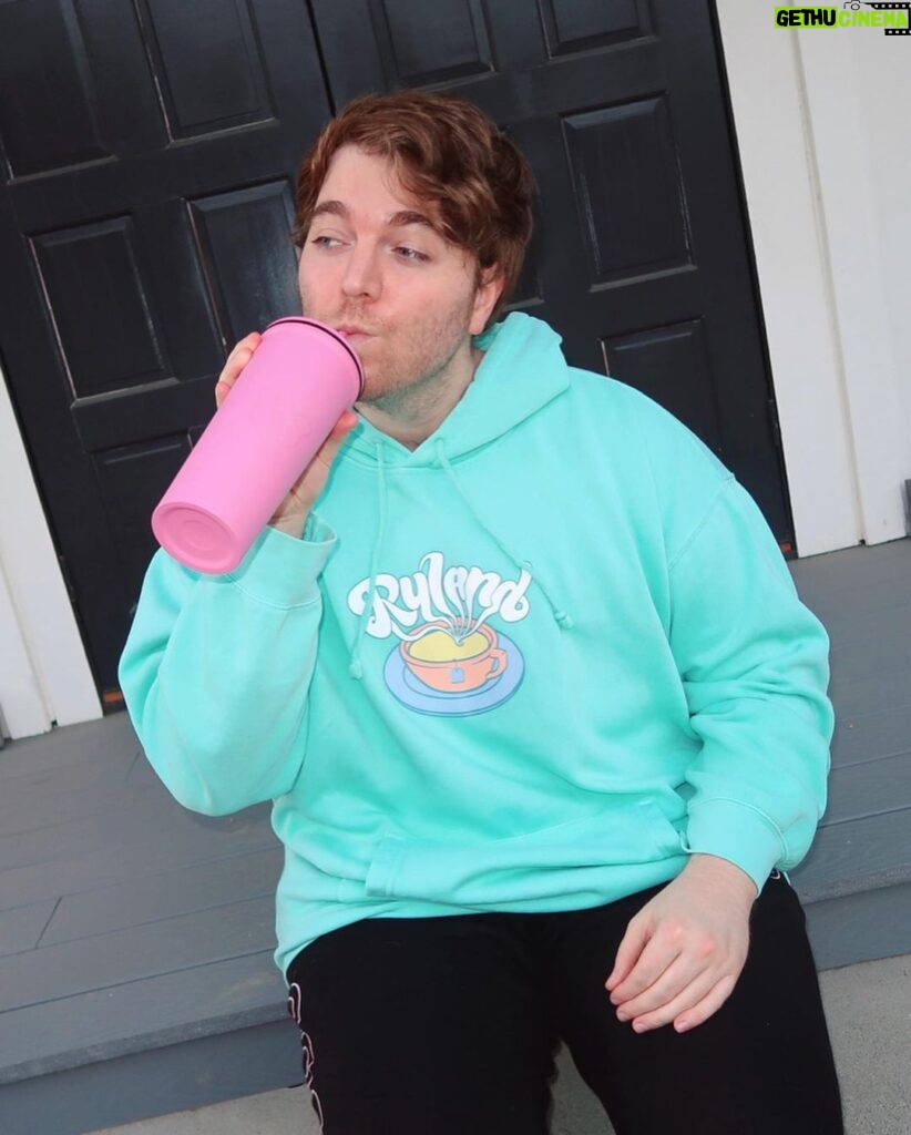 Shane Dawson Instagram - I like having his name on my chest so the zero people that hit on me know that I’m taken. 💪🏻🐷👍🏻 New Ryland hoodie and pink pig cup up now on my merch site! (link in bio) ❤️