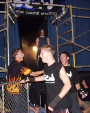 Shane Veryzer Instagram - 2/22/2003.
20 years ago today I stepped through the curtain for the first time!
... I am yet to win a match.