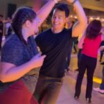 Shannon Kook Instagram – Finally diving into the Salsa social dancing floor, with the vibrant @abiforster24 💃🏻🕺🏻, at the 1st new weekly Salsaland Social. Thanks for capturing me unaware so I didn’t freeze knowing the camera was on me @waynitobaza 😆! And for the dance moves – loving your stuff m’dude 😎 Downtown Vancouver