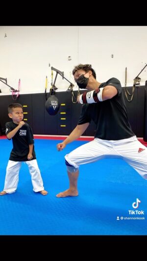 Shannon Kook Instagram - A highlight of the last month was being awarded a stripe on my Taekwondo & Brazilian Jiu-Jitsu belts on the same day - at 2 separate schools.

The synchronicity, mixed in with all the hard work, dedication & failures, made these moments extra meaningful & heartfelt to me.

🙏🏽

#whitebeltforlife 
#taekwondotraining #TaekwondoRedStripe #brazilianjiujitsulifestyle #bjjwhitebelt #bjjmotivation #martialactor #ChunDoKwan #brazilianjiujitsu #tornadokick