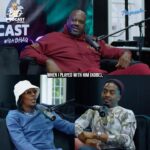 Shaquille O'Neal Instagram - Kobe wasn’t about to let those boys rock his shoes after losing 🤣 Tap into the latest episode of @thebigpodwithshaq ft. @louwillville & @billbellamy