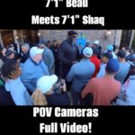 Shaquille O'Neal Instagram - POV: You're 7 feet tall, but then you meet Shaq! Here is the Full video as requested! @shaq Should we run it back?? #talllife #nba #shaq #giants #basketball