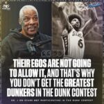 Shaquille O'Neal Instagram - Dr. J on why star athletes don’t participate in the dunk contest… who would you have wanted to see participate? 👀 Tap into @thebigpodwithshaq for more!