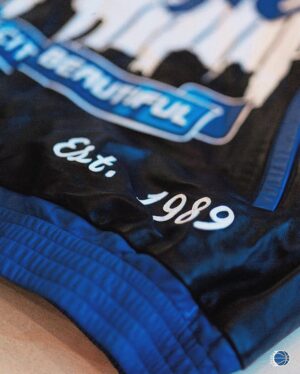 Shaquille O'Neal Instagram - one of one 

details of @shaq’s one-of-a-kind Orlando Magic jacket designed by @jeffhamilton 🪄