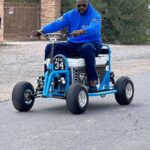 Shaquille O'Neal Instagram - What an incredible experience. Shaquille O’Neal reached out requesting for a “Shaq-sized cart”. After that face time call I quit my union job and took KoolerKartz to the next level. While delivering the kart, Shaq also unexpectedly purchased the kart I brought to show the size comparison. Shaq has to be one of the coolest humans I have ever met. Thank you @Shaq for changing my world with this opportunity. #koolerkartz #shaq #shaquilleoneal