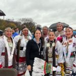 Sharice Davids Instagram - Last week, I joined 1,500 Native veterans to dedicate the @smithsoniannmai National Native American Veterans Memorial. Native veterans’ countless contributions and accomplishments are rooted in the foundation of our country. We will not let that be forgotten. Smithsonian’s National Museum of the American Indian