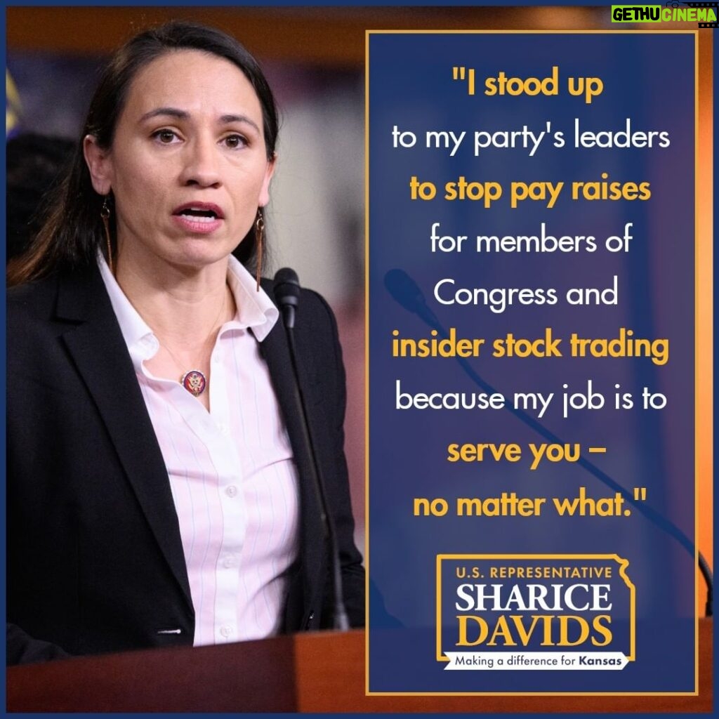 Sharice Davids Instagram - I'm fighting corruption and extremism across the political spectrum so we can deliver results for hardworking Kansans. My job is to serve you, regardless of party.