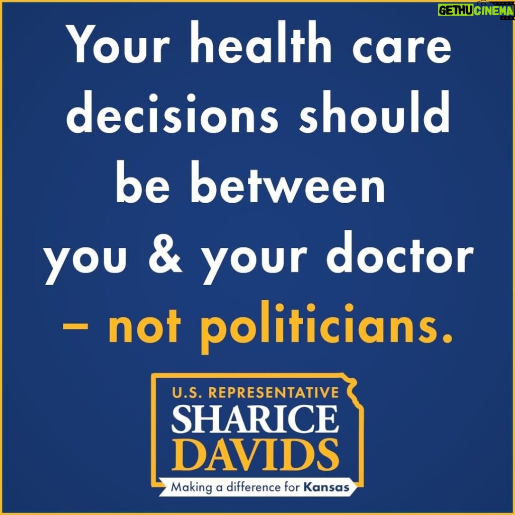 Sharice Davids Instagram - I'm supporting the Women's Health Protection Act to make Roe v. Wade the law of the land. Politicians shouldn’t push their own divisive agendas regarding such a deeply personal decision.