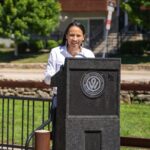 Sharice Davids Instagram - One Kansan loses their life every 20 hours to a motor vehicle accident. Yesterday, I released a report on how the bipartisan infrastructure law invests in safer streets, safer sidewalks, and stronger enforcement to reverse this trend and save lives. Swipe to read the full report. Westwood, Kansas