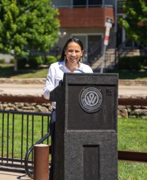 Sharice Davids Instagram - One Kansan loses their life every 20 hours to a motor vehicle accident.

Yesterday, I released a report on how the bipartisan infrastructure law invests in safer streets, safer sidewalks, and stronger enforcement to reverse this trend and save lives. Swipe to read the full report.