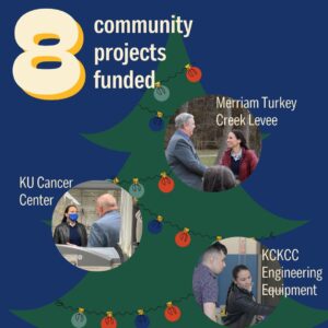 Sharice Davids Instagram - As 2022 comes to a close, let's look back at some of the major accomplishments we’ve secured for #KS03 this year, including funding returned to Kansans, bipartisan legislation passed, lower costs for health care, and more! Swipe through our #12DaysofKansas series to see for yourself!