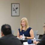 Sharice Davids Instagram - Thanks to the Wyandotte County business leaders who joined my economic roundtable today. In the last year, we’ve passed major, bipartisan laws from semiconductors to supply chains. Now, let’s make it work for Kansas. Kansas City Kansas Community College
