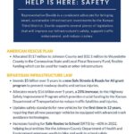 Sharice Davids Instagram - One Kansan loses their life every 20 hours to a motor vehicle accident. Yesterday, I released a report on how the bipartisan infrastructure law invests in safer streets, safer sidewalks, and stronger enforcement to reverse this trend and save lives. Swipe to read the full report. Westwood, Kansas
