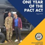 Sharice Davids Instagram - This week is the 1-year anniversary of the PACT Act being signed into law. It expanded health care benefits to 5 million veterans exposed to toxins while deployed! During a discussion with local veterans and health care professionals earlier today, I released a report that finds over 1,000 veterans in Kansas’ Third District are taking advantage of the PACT Act’s expanded health care benefits. We can’t understate how big of a difference this legislation is having in Kansas and across the country!