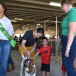 Sharice Davids Instagram - I had a blast at the Johnson County Fair last night! I met some talented 4-H students and handed out hot dogs with Gardner Police Department Chief Waldeck. What a fun time celebrating our community! 🐐🌭👮‍♀️
