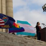 Sharice Davids Instagram - Happy Pride Month, #KS03! Progress has never come easily, but the LGBTQI+ community across the country is courageous and resilient. Now more than ever, we must stand together to end hate of all kinds and work to ensure equality for all. 🏳️‍🌈