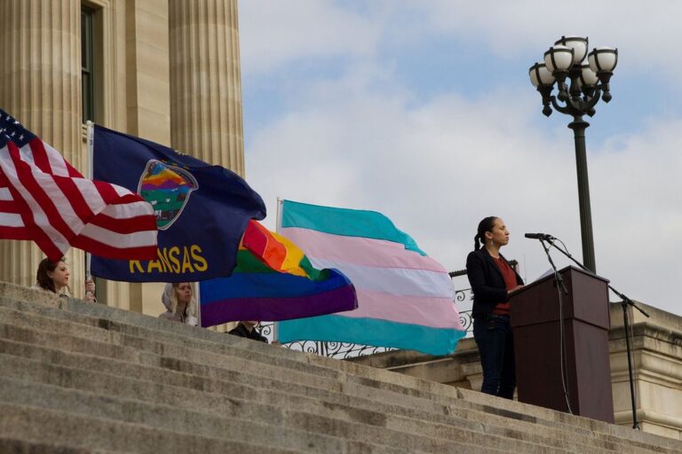 Sharice Davids Instagram - Happy Pride Month, #KS03! Progress has never come easily, but the LGBTQI+ community across the country is courageous and resilient. Now more than ever, we must stand together to end hate of all kinds and work to ensure equality for all. 🏳️‍🌈