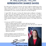 Sharice Davids Instagram - This week is the 1-year anniversary of the PACT Act being signed into law. It expanded health care benefits to 5 million veterans exposed to toxins while deployed! During a discussion with local veterans and health care professionals earlier today, I released a report that finds over 1,000 veterans in Kansas’ Third District are taking advantage of the PACT Act’s expanded health care benefits. We can’t understate how big of a difference this legislation is having in Kansas and across the country!