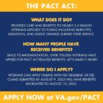 Sharice Davids Instagram - ATTN: Veterans‼️ An important PACT Act deadline is coming up! While veterans can apply for PACT Act health care benefits at any time, if you apply before August 9, your qualifying benefits will be backdated to August 10, 2022. Have questions? The Kansas City VA Medical Center is hosting a resource fair at their Lenexa clinic on August 7! Check out their website for more information.