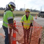 Sharice Davids Instagram - The way I see it, the best way to make sure the bipartisan infrastructure law is working for Kansas is to put in the work myself. 📸On the job improving K-10 highway K10