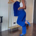 Sharon Battiste Instagram – get ready for @larocheposay 💙 
outfit by @karokauerlabel 💙

#skinismorethanskin
#larocheposayskincare 

Anzeige, da Markennennung
