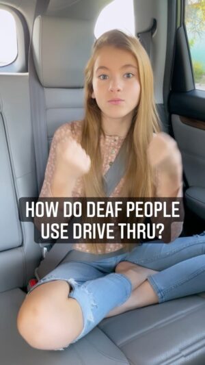 Shaylee Mansfield Instagram - When using the drive thru, Deaf people should equally have an easy experience as everyone else… in our case, they asked us to pull over (not a first and won’t be the last) and wait much longer for our food. For others, some drive thrus have simply refused to accept a Deaf person’s order. 

Fast food restaurants need to realize that we all have a life, children to take care of, are not in the mood to step out of our car into the freezing or hot weather, and just simply want to get our food the fast way. When will fast food be fast for Deaf people? 🍔🍟