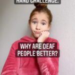Shaylee Mansfield Instagram - There are some challenges on social media that Deaf people are much much better at than hearing people! The hand challenge is one of them. We’re lightning fast and don’t even blink… ⚡️😉 🤞👎👊✌️✊🤘🤞👎✊ #signlanguage #americansignlanguage #handchallenge #easypeasy