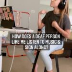 Shaylee Mansfield Instagram - I’ve said before that some Deaf people do enjoy and experience music in their own ways. As for me, I do not hear words at all. How I experience music is by reading the lyrics, wearing a headphone, turning the volume way up, and most important of all, marching to my own beat. The best part I sign along, not sing along! Very much like hearing people, I sign with a variety of emotions to express what this “Lost Boy” song by @itsruthb truly means to me. Purely in my own language which requires time to translate from English. It’s not perfect but I’m getting there! And if you’re wondering if the sounds are turned off, it is. Time for hearing people to experience music visually and through feeling. To all the lost boys and girls, this is for you. 🤟 #signlanguage #americansignlanguage #marchtoyourownbeet #musictime #neverland