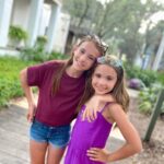 Shaylee Mansfield Instagram - Sky above, sand below, sister beside, and peace within. #beachgirls #sunkissed🌞 #summerlife #ísland #sisters💕 Rosemary Beach, Florida