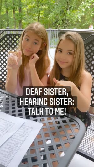Shaylee Mansfield Instagram - Let’s get real here… everywhere I go, be it at a restaurant or store or wherever, some hearing people automatically talk to my hearing sister (or anyone who is hearing that’s with me)… they forget that they can talk to me and there are ways of doing that. Write it down, use your iPhone, gesture, point, or even better…learn some basic sign language. When someone tells a hearing person to speak directly to the Deaf person, take that advice from the start and don’t make them remind the hearing person over n’ over.

#deafawareness #signlanguage #deafcommunity #americansignlanguage #bilingual #ourlife