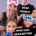 Shaylee Mansfield Instagram - ⚠️ Loud sound! Are you ready to watch “Who can hear better?” challenge that my Deaf family got into?!? 🔉💥📢 This challenge proves that not all Deaf people hear the exact same way or hear absolutely nothing. There are different types of hearing loss. And the most important thing - we don’t care if we can hear better or not. (FYI: The challenge was done with all of our consent.)