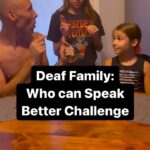 Shaylee Mansfield Instagram - All of our lives…we’ve been asked to practice our speech, to fix how we pronounce certain words, and if we have an ‘accent’. There are Deaf people who loathe speaking, that’s ok. There are Deaf people who are comfortable with speaking, that’s also ok. Some are not very good at it. Some are good. Here’s a video of my Deaf family speaking different words - a living proof that we’re all different in how we ‘speak’. We can laugh at ourselves and make jokes out of it BECAUSE we’re in a safe space. We’re comfortable with each other. It’s a fun game, but the real world can be cruel. For any hearing person to make fun of a Deaf person’s ‘speaking’ abilities or pressure them to ‘speak,’ that’s never ever okay. As for us, we’re happy with signing! 🤭🤣❤️🤟 Austin, Texas