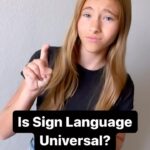 Shaylee Mansfield Instagram - What’s pretty cool is that there are more than 300 different sign languages around the world. Instead of me telling you, here are 5 Deaf people signing in their own language - from India, Australia, Mexico, USA, and Japan (JSL). Like every language in this world…sign language is definitely not universal. If all languages were all the same, it would be boring. Video descriptions: @shwetakofficial Young Indian woman with straight black hair wearing a buttoned up lace collar top. @keepingupwiththecallaghans_ A 10 year old white girl standing in front of bushes, wearing light purple sweater. @topheravila A latine person with a beard, white plugs, and a gold necklace, wearing a short sleeved green shirt and standing in front of a pool during a sunset. @shayleemansfield A white teen girl wearing a black t-shirt with jeans standing in front of a grey wall. @yutaka727 A Japanese man with green hair, white t-shirt, and blue jeans standing in front of a plain white wall.