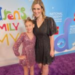Shaylee Mansfield Instagram - Pretty in sparkly pink as one of the award presenters for the first ever Children’s and Family Emmy Awards! Here are some of the most incredible people I’m lucky to work with and watch on the screen. #childrensemmys Beverly Hills, California