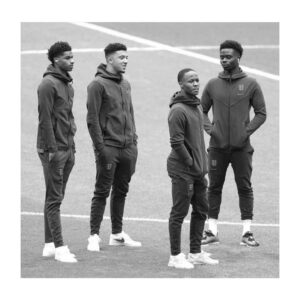 Shaznay Lewis Instagram - 🖤🖤🖤🖤 👑👑👑👑 Marcus Rashford, Jaydon Sancho, Raheem Sterling, Bukayo Saka #PROUD