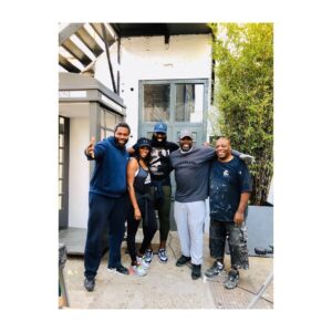 Shaznay Lewis Instagram - Spending my Monday morning with four kings! Feeling happy and blessed surrounded by good people. 🙏🏾🖤👑