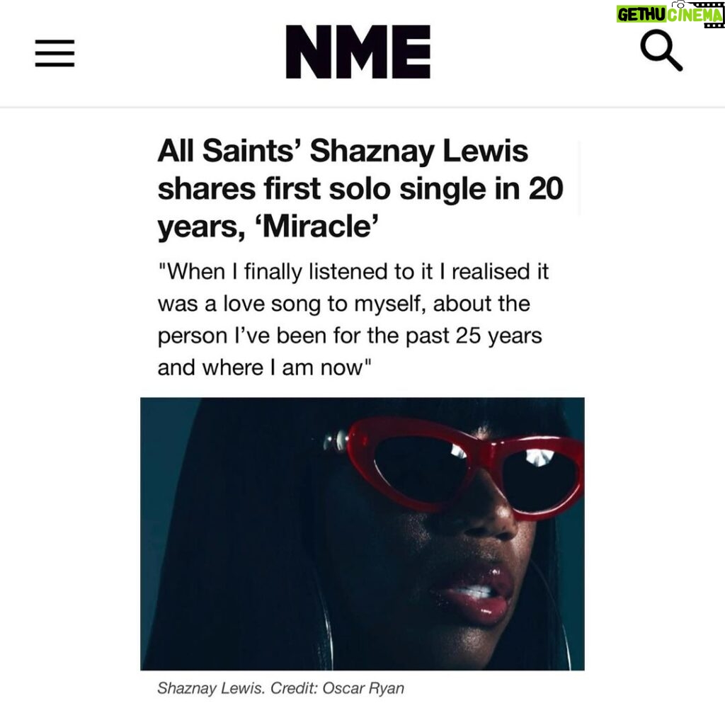 Shaznay Lewis Instagram - Thank you all sooooo much for all the love and support for Miracle 🖤 I appreciate it all so much! It’s good to be back!!! Miracle is OUT NOW, link in bio x